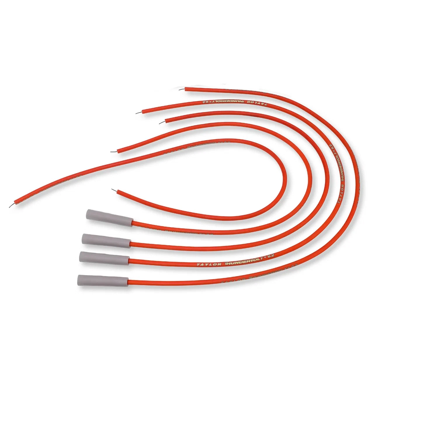 Spark Plug Wire Set Universal 8.2mm Silicone Thundervolt 180_ 40 ohm_ft 83235